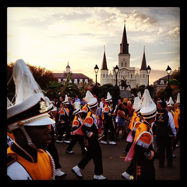 Happy Thanksgiving from New Orleans! @ Bayou Classic Parade