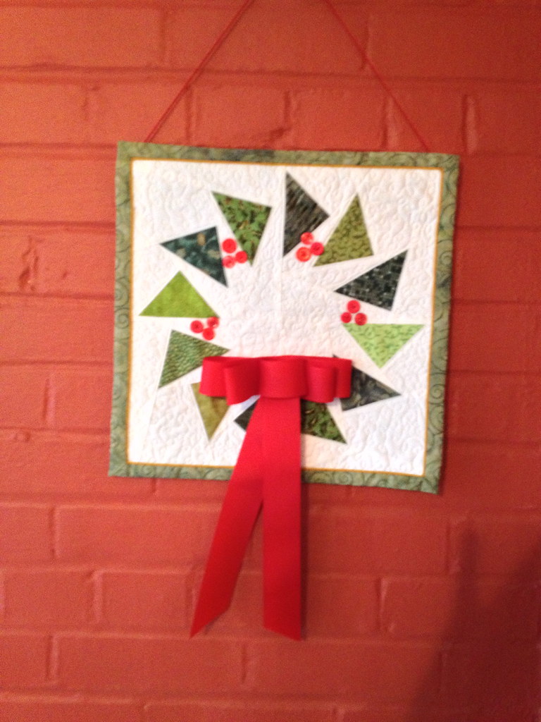 Quilted Christmas Wreath