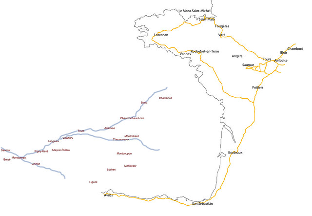 Valle del Loira y parte de Bretaña visitando Mont Saint Michel - Blogs de Francia - Introducción al viaje. Índice (2)