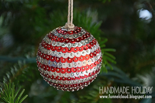 handmade holiday | sequin balls
