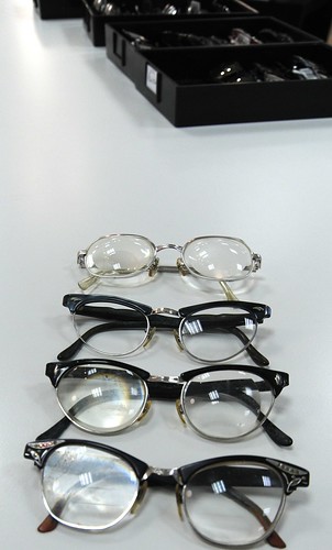 1950's glasses for a far sighted person, donation, Northgate Mall, Seattle, Washington, USA by Wonderlane