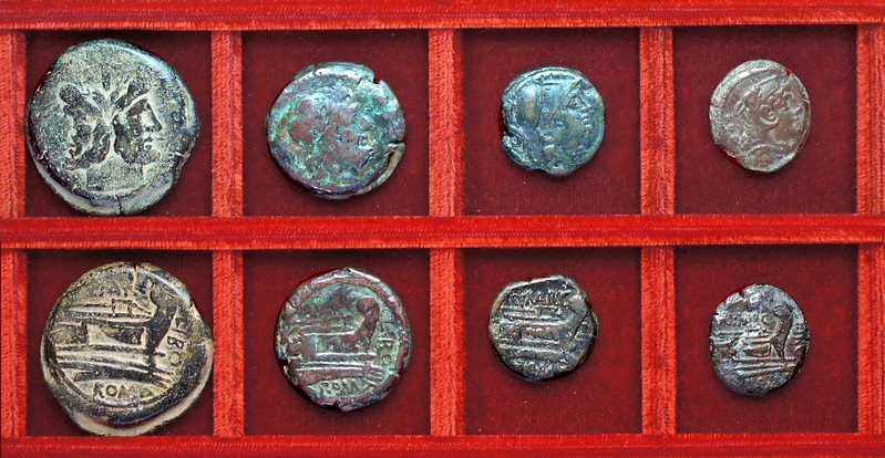RRC 215 Q.MARC LIBO Marcia bronzes, Ahala collection, coins of the Roman Republic