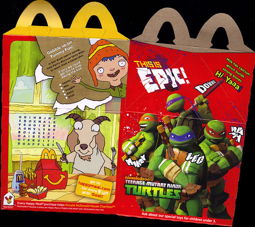 McDonald's Happy Meal :: "TEENAGE MUTANT NINJA TURTLES & MOSHI MONSTERS"  ii (( 2012 ))