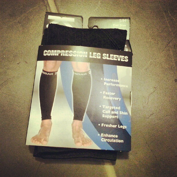 Bought my first pair of @zensah compression sleeves!