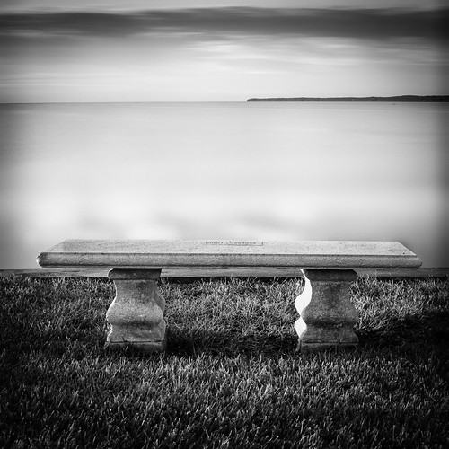 The bench at Sunrise by Ed Llerandi