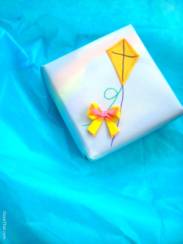 Up and Away Gift Wrap