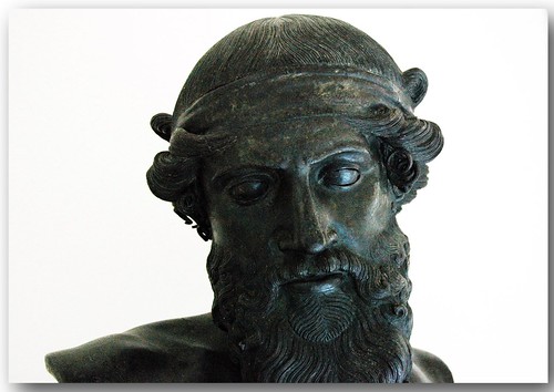 Bust of Dionysus. by Hans Ollermann