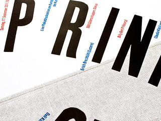 Print Pong letterpress poster prints