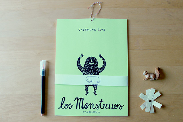 Los Monstruos / 2013 Calendar & Fanzine