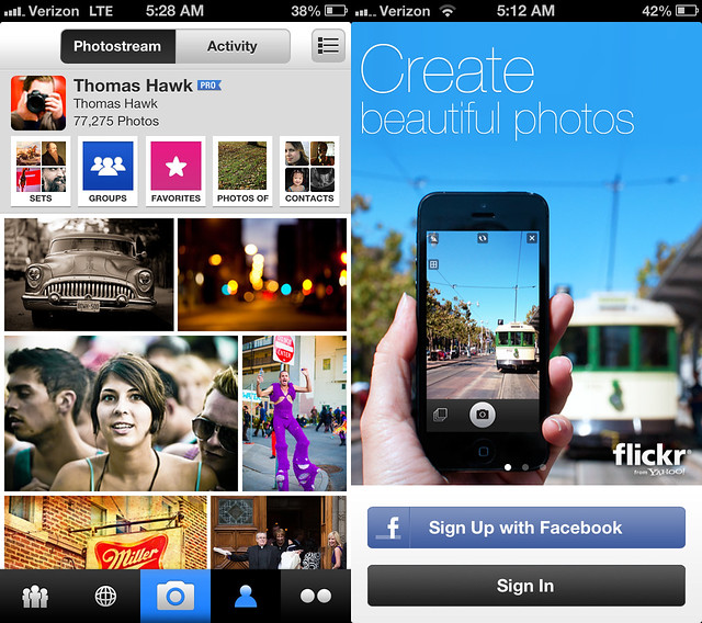 Flickr Iphone App