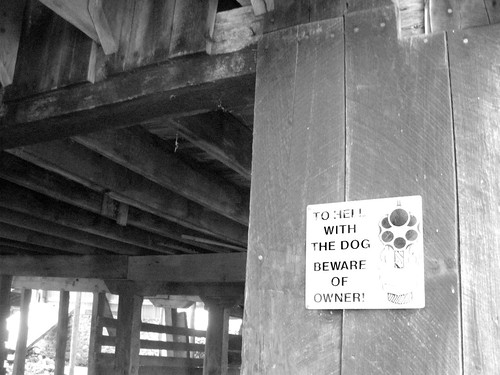 to hell with dog beware of owner