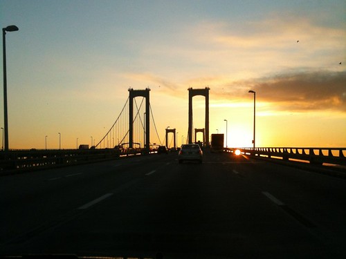 Delaware Memorial Bridge at Sunrise