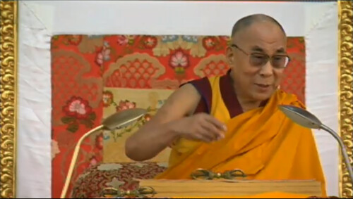 His Holiness the Great 13th Dalai Lama giving instructions, 18 Great Stages of the Path Commentaries, webcast, Dharamasala, India by Wonderlane