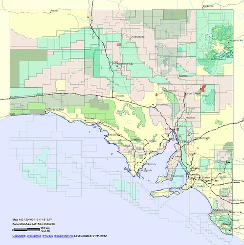 sa 08 - south australia - reserves with restricted exploration or none and all current and historic petroleum exploration licences and applications