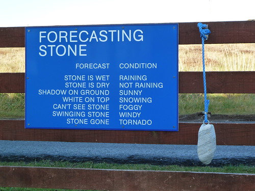 Weather forecasting - Hebridean style,  Scotland