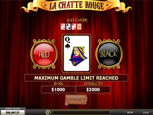 free La Chatte Rouge gamble feature