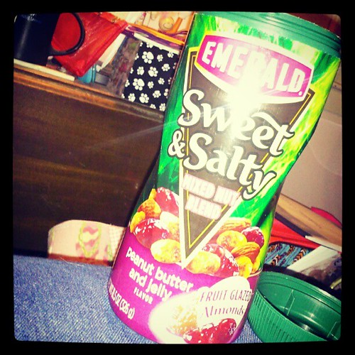 #peanutbutter and #jelly #pbj #mixednuts #snacks #yumo #interesting