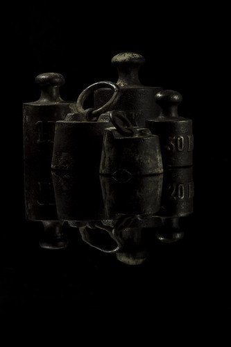 antique weights by Zdenek Papes