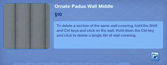 Ornate Padua Wall Middle