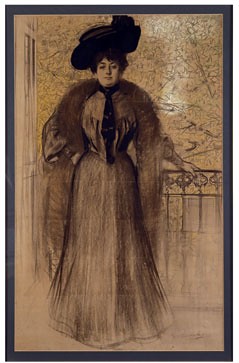 Retrato de señora, Ramon Casas