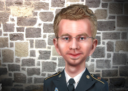 Bradley Manning - Caricature