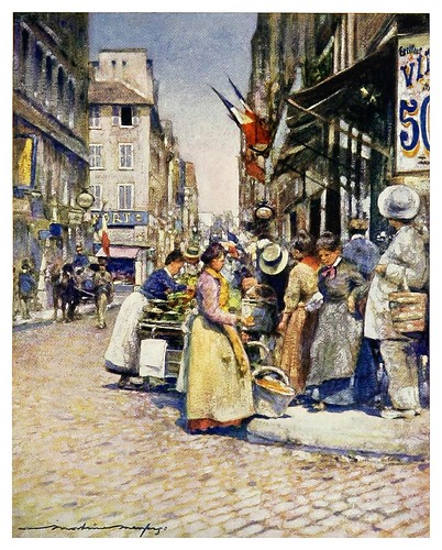 019- Un rincon en las calles del Sena-Paris (1909)-Mortimer Menpes