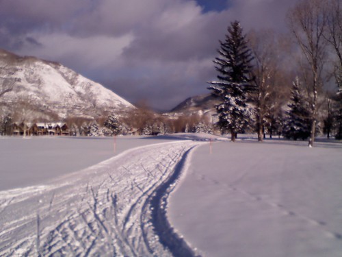 Cross-Country Skiing Trail at Aspen Municipal Golf Course