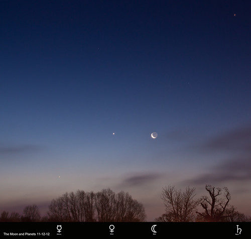 The Moon and Planets - 111212 by Mick Hyde