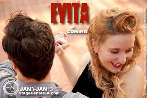 Evita: Missy Wise, Emmett Hook Center, Jan 3 by trudeau
