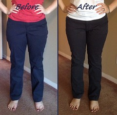 Pants Refit Before & After