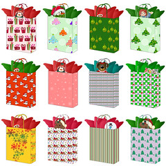 Christmas Gift Bags Graphics Set