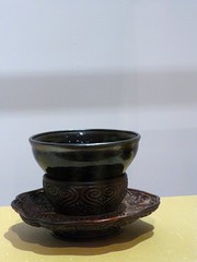Jian Ware Tea Bowl and Cup Stand