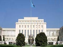 (Le siège européen de l'Organisation des Nations Unies à Genève . Crédit photo : anonyme)