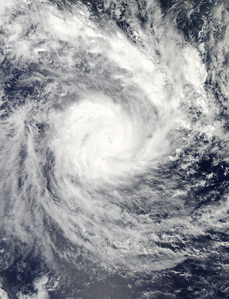 Cyclone Evan over the Fiji Islands, December 2012