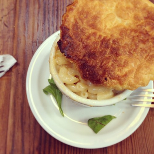 Mac n' cheese pot pie from @republicofpie was delicious. #latergram