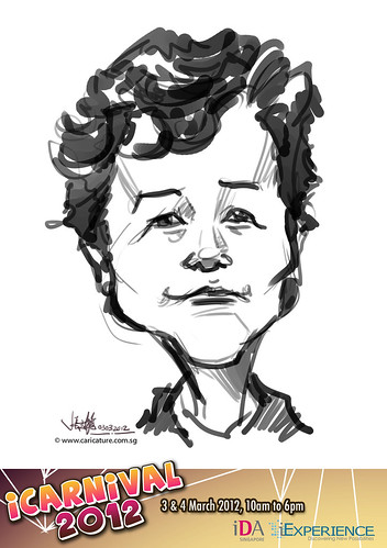 digital live caricature for iCarnival 2012  (IDA) - Day 1 - 41