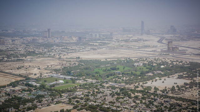 Вид с небоскреба Бурдж Халифа