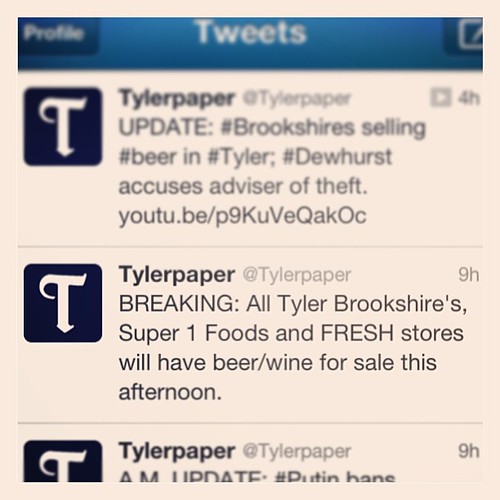 Dec 28, 2012 - breaking news in Tyler, y'all; it's the end of the world as we know it! #jk #soexcited