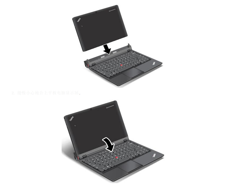 ThinkPad X1 Helix in tablet mode