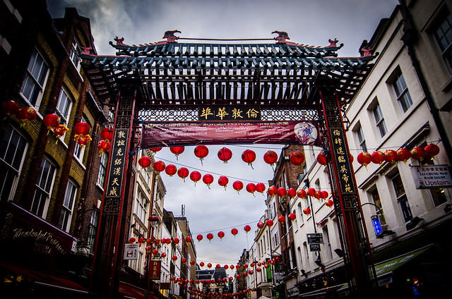 Now entering London's Chinatown.