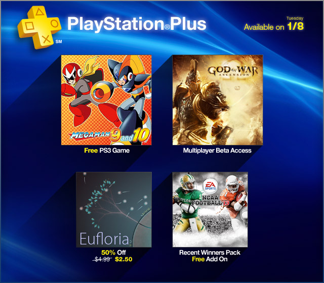 PlayStation Plus Update 1-7-2013