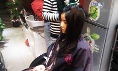Thực hành sấy tóc lá bám cúp Hair salon Korigami 0915804875 (www.korigami (1)