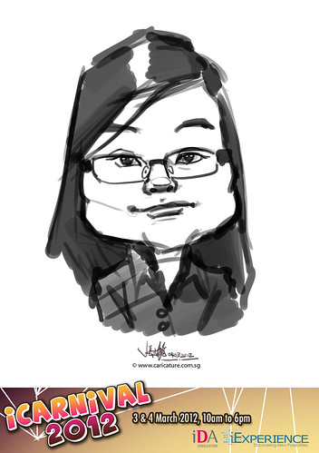 digital live caricature for iCarnival 2012  (IDA) - Day 2 - 55