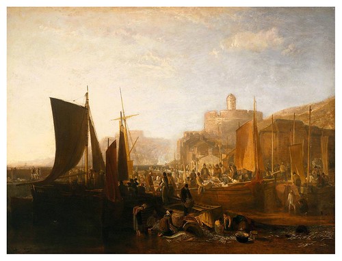 008-St Mawes en la temporada de sardina-1812-pintura al oleo- J. M. W. Turner-via tate.org.uk