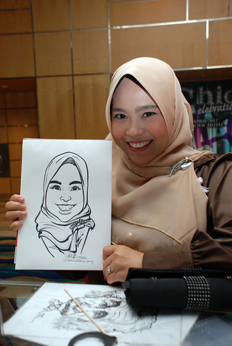 caricature live sketching for Civica Dinner & Dance 2012 - 13