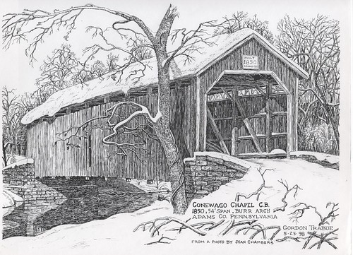 Gonewago Covered Bridge by paynehollow