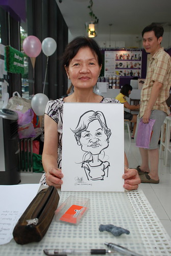 caricature live sketching for birthday party - 10