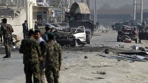 A bomb blast in Afghanistan where an ongoing US-led occupation has devastated the cities and rural areas of this central Asian state. Obama says that he is winding down the war yet people are dying everyday. by Pan-African News Wire File Photos