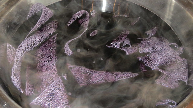 dyeing lace