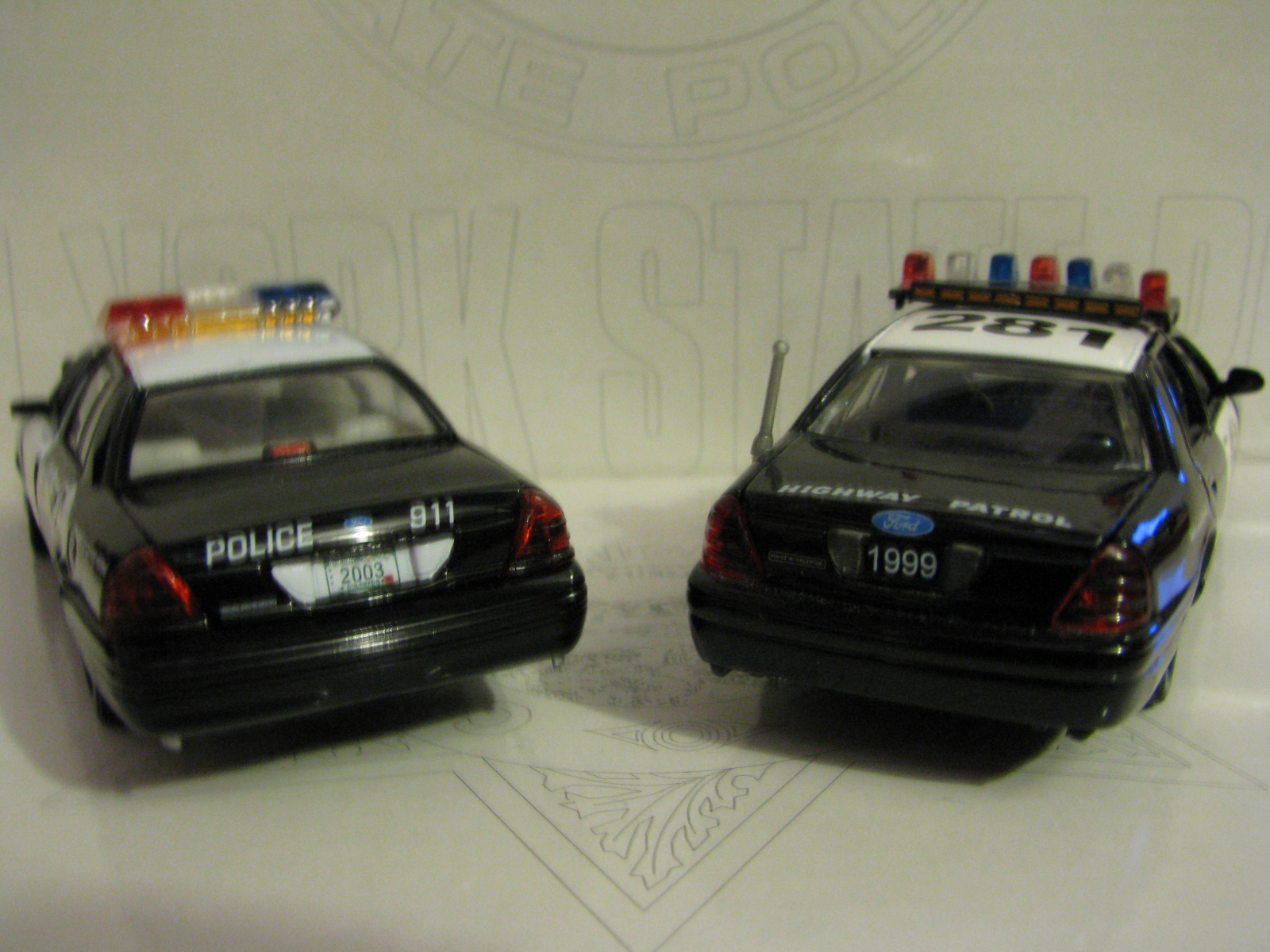 INDIANA STATE POLICE 1/24-1/2 Scale Police Decals 